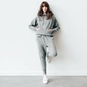 Brunette The Label |The "Middle Sister”|Chainstitch|Jogger|Heather Grey|Size S/M
